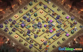 CoC Town Hall 15 Base Layouts & Maps | Home, War, Trophy Slots #32590