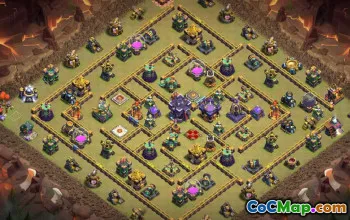 CoC Town Hall 15 Base Layouts & Maps | Trophy & Farming Bases #27425