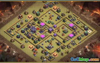 CoC Town Hall 15 Base Layouts & Maps | Trophy & Farming Designs #28934