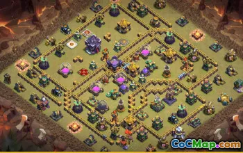 CoC Town Hall 15 Base Layouts & Maps | Trophy, Farming & Home Village #27428