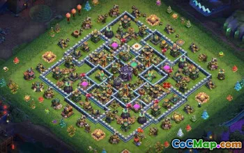 CoC Town Hall 15 Base Layouts & Maps | Trophy, Farming & Home Village #27713