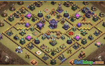 CoC Town Hall 15 Base Layouts & Maps | Trophy, Farming & Home Village #27846