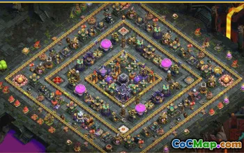 CoC Town Hall 15 Base Layouts & Maps | Trophy, Farming & Home Village #28362