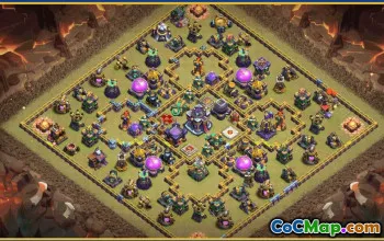 CoC Town Hall 15 Base Layouts & Maps | Trophy & Farming Maps #30207