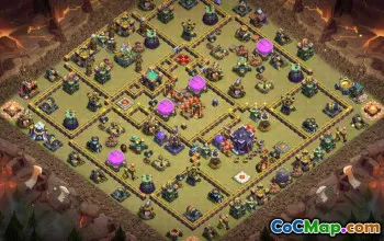 CoC Town Hall 15 Base Layouts & Maps | Trophy & Home Village #27155