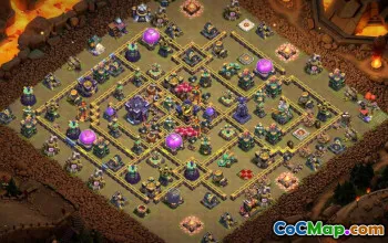 CoC Town Hall 15 Base Layouts & Maps | Trophy & Home Village #27377