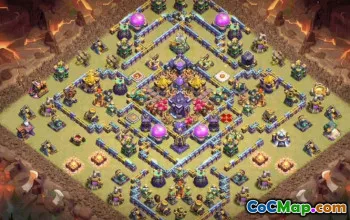 CoC Town Hall 15 Base Layouts & Maps | Trophy & Home Village #28006