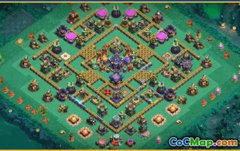 CoC Town Hall 15 Base Layouts & Maps | Trophy & Home Village #29087
