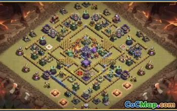 CoC Town Hall 15 Base Layouts & Maps | Trophy & Home Village #29183