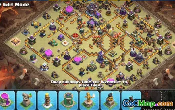 CoC Town Hall 15 Base Layouts & Maps | Trophy & War Bases #31696