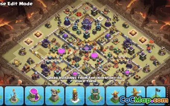 CoC Town Hall 15 Base Layouts & Maps | Trophy & War Bases #32387