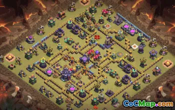 CoC Town Hall 15 Base Layouts & Maps | Trophy & War Bases #32933