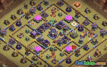 CoC Town Hall 15 Base Layouts & Maps | Trophy & War Bases #33629