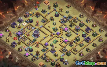 CoC Town Hall 15 Base Layouts & Maps | Trophy & War DEF #31794
