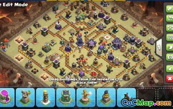 CoC Town Hall 15 Base Layouts & Maps | Trophy & War Defense #30854