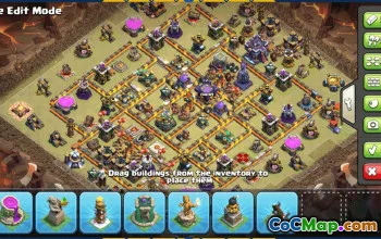 CoC Town Hall 15 Base Layouts & Maps | Trophy & War Defense #30921