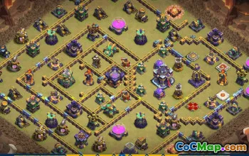 CoC Town Hall 15 Base Layouts & Maps | Trophy & War Defense #30979