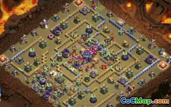 CoC Town Hall 15 Base Layouts & Maps | Trophy & War Defense #31057