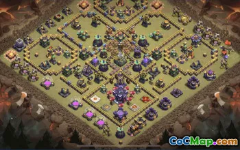 CoC Town Hall 15 Base Layouts & Maps | Trophy & War Defense #31195