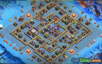 CoC Town Hall 15 Base Layouts & Maps | Trophy & War Defense #31330