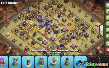 CoC Town Hall 15 Base Layouts & Maps | Trophy & War Defense #31453