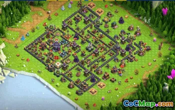 CoC Town Hall 15 Base Layouts & Maps | Trophy & War Defense #31649