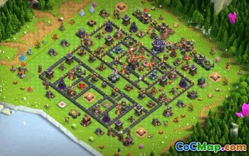 CoC Town Hall 15 Base Layouts & Maps | Trophy & War Defense #31657