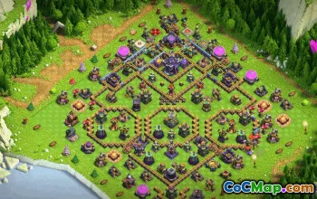 CoC Town Hall 15 Base Layouts & Maps | Trophy & War Defense #32604