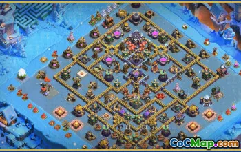 CoC Town Hall 15 Base Layouts & Maps | Trophy & War Defenses #30421