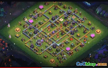CoC Town Hall 15 Base Layouts & Maps | Trophy & War Defenses #30577
