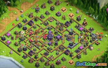 CoC Town Hall 15 Base Layouts & Maps | Trophy & War Defenses #31557