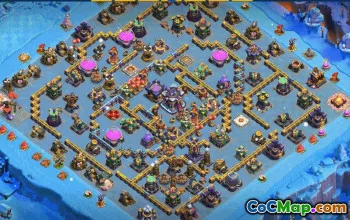 CoC Town Hall 15 Base Layouts & Maps | Trophy & War Defenses #31604