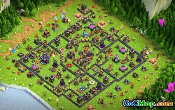 CoC Town Hall 15 Base Layouts & Maps | Trophy & War Defenses #32310