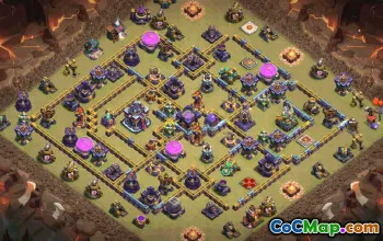 CoC Town Hall 15 Base Layouts & Maps | Trophy & War Defenses #33638