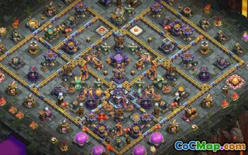 CoC Town Hall 15 Base Layouts & Maps | Trophy & War Designs #33289