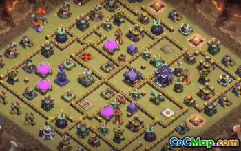 CoC Town Hall 15 Base Layouts & Maps | Trophy & War Designs #33871