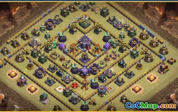 CoC Town Hall 15 Base Layouts & Maps | Trophy, War, Farming #29159
