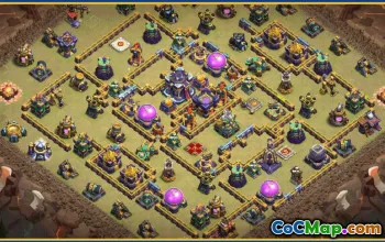 CoC Town Hall 15 Base Layouts & Maps | Trophy, War, Home Village #30305