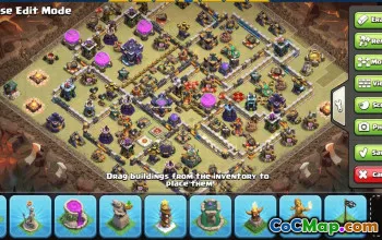 CoC Town Hall 15 Base Layouts & Maps | Trophy, War, Home Village #30662