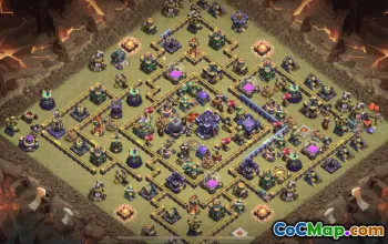 CoC Town Hall 15 Base Layouts & Maps | Trophy, War, Home Village #30957