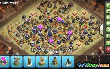 CoC Town Hall 15 Base Layouts & Maps | Trophy, War, Home Village #31149