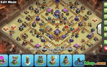 CoC Town Hall 15 Base Layouts & Maps | Trophy, War, Home Village #31444