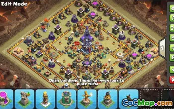 CoC Town Hall 15 Base Layouts & Maps | Trophy, War, Home Village #31450