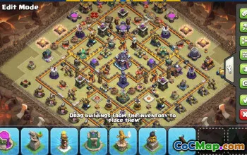 CoC Town Hall 15 Base Layouts & Maps | Trophy, War & Home Village #31540