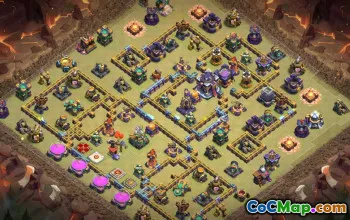 CoC Town Hall 15 Base Layouts & Maps | Trophy, War, Home Village #31935