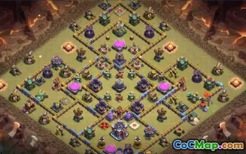 CoC Town Hall 15 Base Layouts & Maps | Trophy, War & Home Village #31956