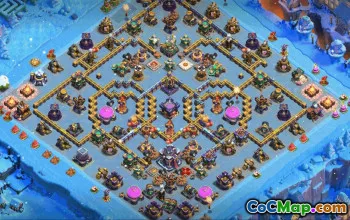CoC Town Hall 15 Base Layouts & Maps | Trophy, War, Home Village #32071