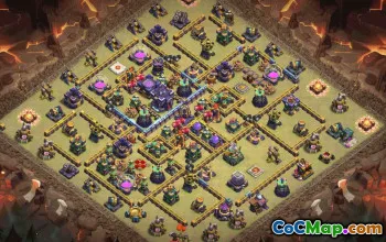 CoC Town Hall 15 Base Layouts & Maps | Trophy, War, Home Village #32113