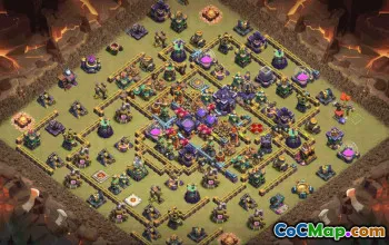 CoC Town Hall 15 Base Layouts & Maps - Trophy, War, Home Village #32119