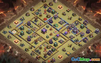 CoC Town Hall 15 Base Layouts & Maps | Trophy, War, Home Village #32163